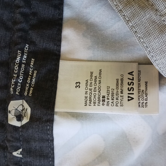Vissla surf board swim shorts size 33 - Picture 4 of 6